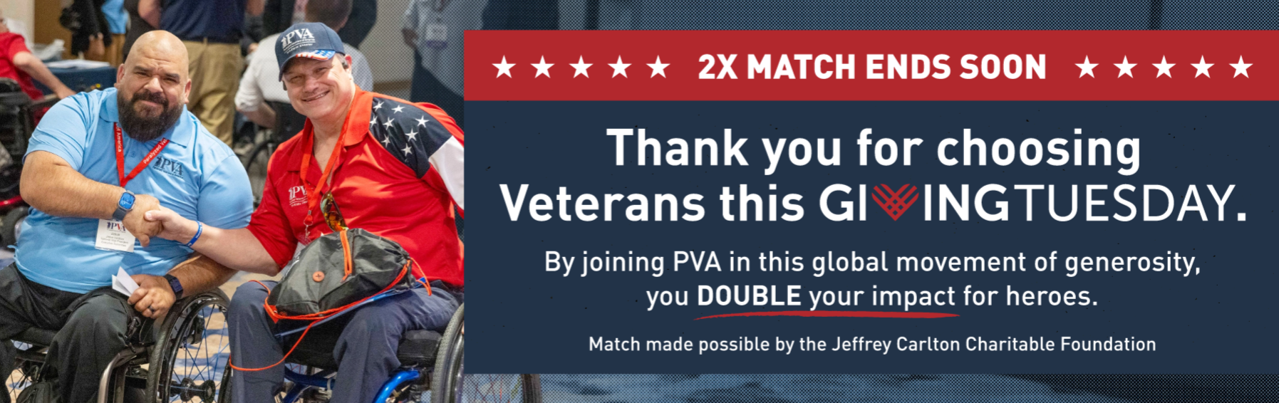 Giving Tuesday 2024| Paralyzed Veterans
